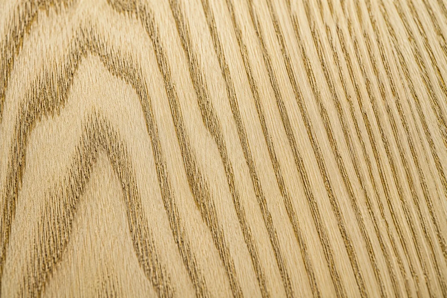 Grain du bois de frêne en macro